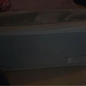 Lucky Brand Light Gray Travel Pouch